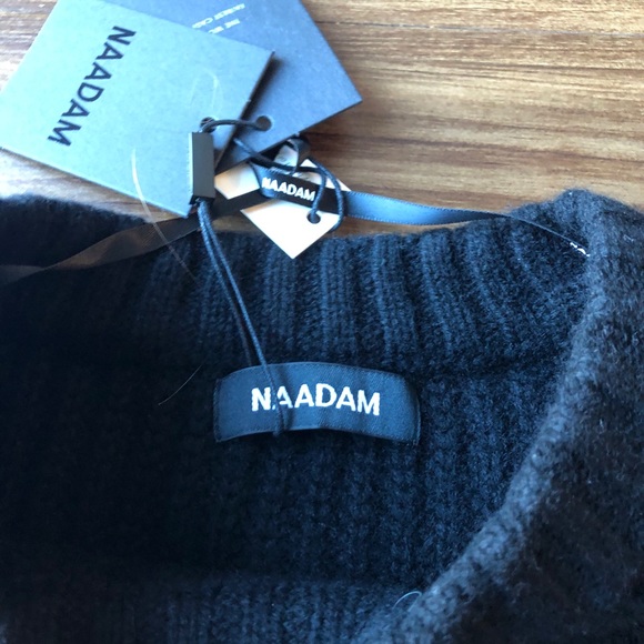 NWT Naadam Cashmere Cable Knit Crop Sweater - Picture 6 of 6